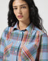 Wrangler Women's Femme Western Shirt In Indigo